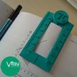 math_pi_new.jpg Bookmark Ruler Print in Place with Pi Icon | Easy to Print | Back to School | Vtau Design