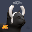 2.png Diadema con cuernos Hollow Knight para perros y gatos - Accesorio Cosplay para mascotas