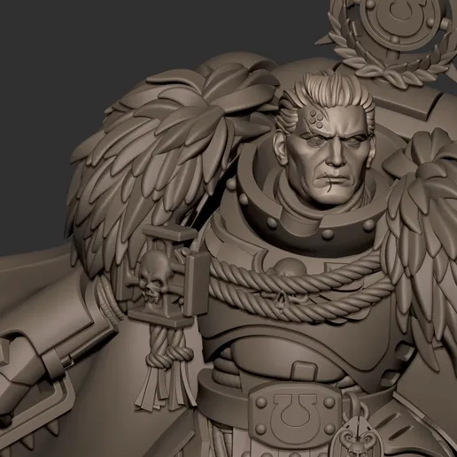 Warhammer 40K Titus miniature fanart