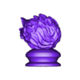 FlamingSphere_NotSupported.stl Sphère enflammée