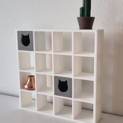 20220227_134056.jpg Archivo STL Estantería IKEA KALLAX y accesorios・Objeto imprimible en 3D para descargar