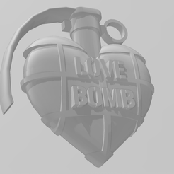 luvb.png Fichier STL gratuit LOVE GRANADE・Modèle pour impression 3D à télécharger