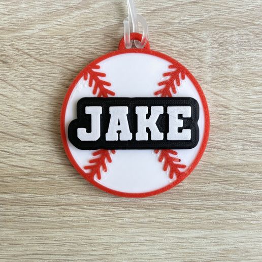 IMG_7388.jpg Baseball Bag Tag, ⚠️(CUSTOMIZABLE WITH THE LINK IN THE DESCRIPTION)