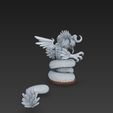 Naga-Sentinel-4.jpg Naga Sentinel - Criatura fantástica mitad serpiente mitad dragón Modelo de impresión 3D