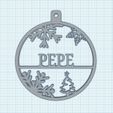 Image-PEPE.jpg CHRISTMAS TREE BALLS PEPE. CHRISTMAS ORNAMENTS. CHRISTMAS BULBS WITH NAME. ADORNO ÁRBOL DE NAVIDAD PEPE.