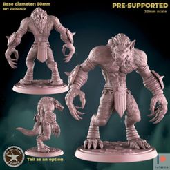 230709-Big_Bad_wolf1.jpg 3D file Big Bad Werewolf・3D printing template to download