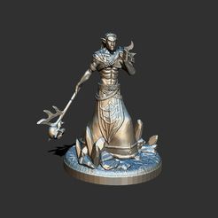1.jpg Fichier STL gratuit Sorcier elfe noir・Plan à télécharger et à imprimer en 3D