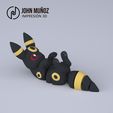 Umbreon-articulado-3dprint-pokemon-2.jpg Pokemon Umbreon Articulated