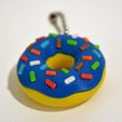 donuts_02_.jpg Бесплатный STL файл Donut Keychain・Шаблон для загрузки и 3D-печати