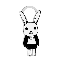 zeko-4.png PORTE-CLÉS / BOUCLES D'OREILLES / COLLIER LAPIN PREMIUM