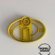 13.jpg Fondant Cookie Cutter - The Incredibles Logo