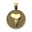 Notched-pattern-shark-tooth-coin-pendant-01.jpg 带保释金的鲨鱼齿凹槽图案硬币 3D 打印模型
