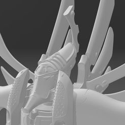Screenshot_119.jpg Free 3D file Eldar Warlock Titan Head・3D printing idea to download