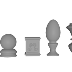 3D-Balustrade-Designs.png STL file 3D Balustrade Model Download・3D print object to download
