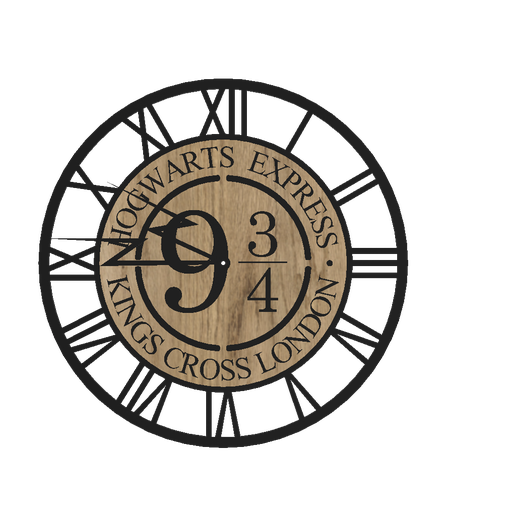 Harry Potter wall clock
