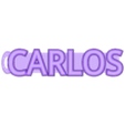 CARLOS.stl KEYCHAIN WITH NAME CARLOS