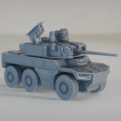 resin Models scene 1.252.jpg STL file Nexter Jaguar 6x6 EBRC Military Vehicle・3D printer model to download