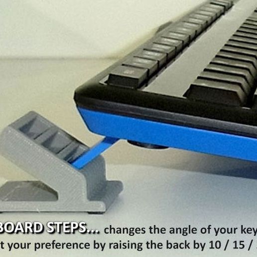Keyboard Steps - Adjust the Angle of Computer Keyboards 3D model