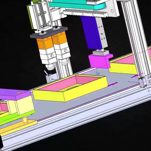 000020.jpg Automatic Rigid Box and Tray Assembly Machine 3D CAD Model