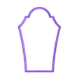 Front_Frame.stl CADI BAYRAMI Derinlik Silueti Mezar Taşı