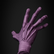 Hand_Wednesday_High7.png Wednesday Addams Family Hand for Cosplay 3D print model