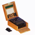 ENIGMA_color2.png Military Enigma machine (in wooden box) 1/6 and 1/16 scale