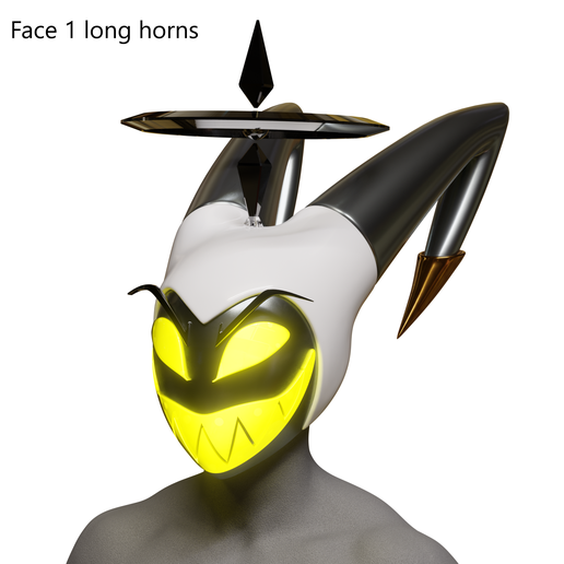 Face-1-long-horns.png Hazbin hotel adam maske cosplay
