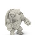 4.jpg Fantasy Creature Warrior STL Bundle | Stylized Chibi Monster Collection | Mythical Animal Fighters | Cute Collectible Figurines | 3D Print Models