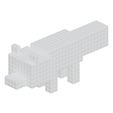 pixel-art-fox-renard-3d-print-voxel-stl-iso-white.jpg Pixelated Fox - Renard - STL File - Pixel Art 3D Model - 3D Printing - Support-Free - Magnetic Assembly - Creature - Minecraft