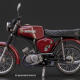 s51_texture.png Simson S51 – Detailed 3D Printable Model