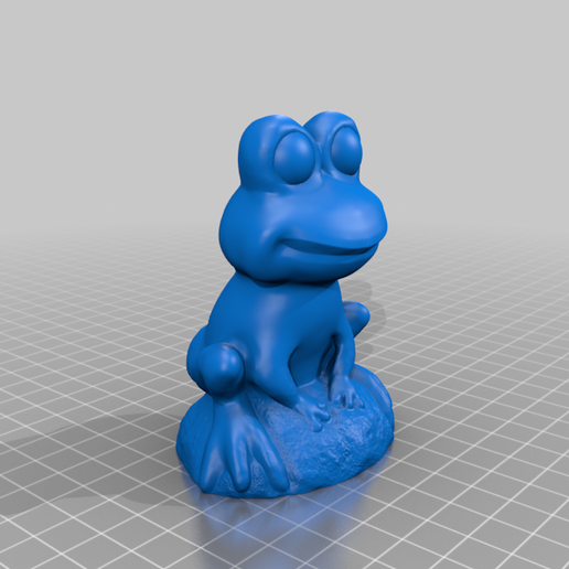 Download free STL file Thicc frog • 3D printing model ・ Cults