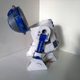 R2D2 Make_2.jpg STAR WARS - R2D2 highly detailed &ready to print, 360° rotating head & openable to use it as a storage box.