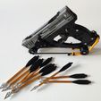 IMG_20220602_115822a.jpg Файл 3D Пистолет для выживания со стрелами・3D модель для печати скачать