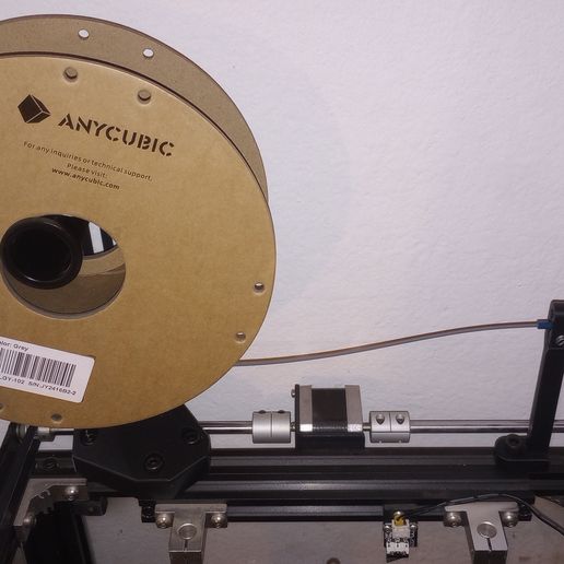 Ender5 Spoolholder base and tube holder for direct drive conversion