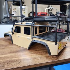 Conversion de la carrosserie de la camionnette Traxxas TRX4 Defender