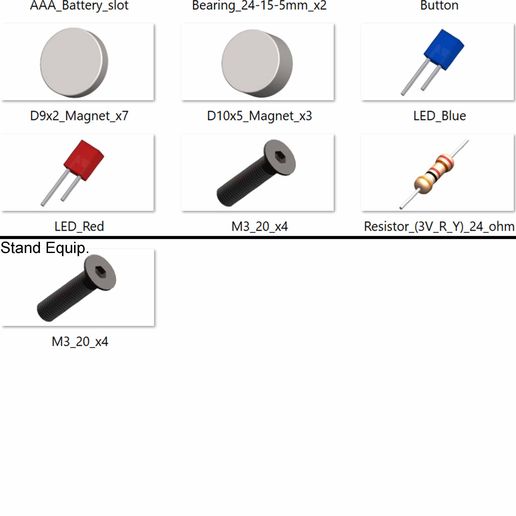 Beyond_Phaser_Part_List_3.jpg Star Trek - Part 1 - 11 Printable models - STL - Commercial Use