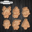 unnamed9.jpg Cute Christmas Characters Cookie Cutter Set of 6