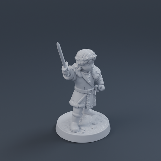 Tabletop 3D printable STL miniature