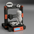 Fr3D MinI Diorama v26_1.png Micro Printer Diorama for Mini Dude by Wekster - Figurine not included
