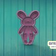 conejo-jardinero.jpg Rabbit Gardener Rabbit Gardener Cookie Cutter