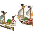 barcos-2.jpg GOING MERRY and Thousand Sunny ONE PIECE ships