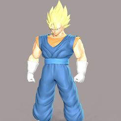 1.jpg Файл 3D Dragon Ball - Vegetto Fanart・3D модель для печати скачать