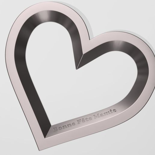 heart happy birthday grandma 3D model