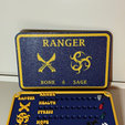 RANGER.png Daggerheart Compatible Character Trackers - Full Set of 9