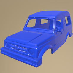 a06_013.png STL file Suzuki Gypsy 2016 PRINTABLE CAR BODY・Design to download and 3D print