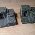 Custom-Stairs-3.jpg Heroquest Structures with BONUS Magical Door and Card Stand