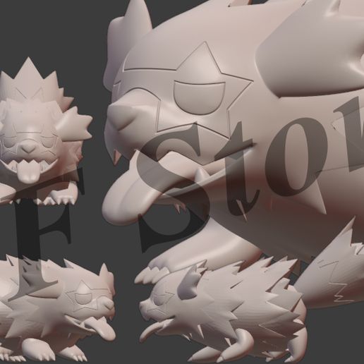 Pokemon Obstagoon 3D model