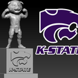 ghgh.png Kansas State Wildcats football mascot statue - DECOR
