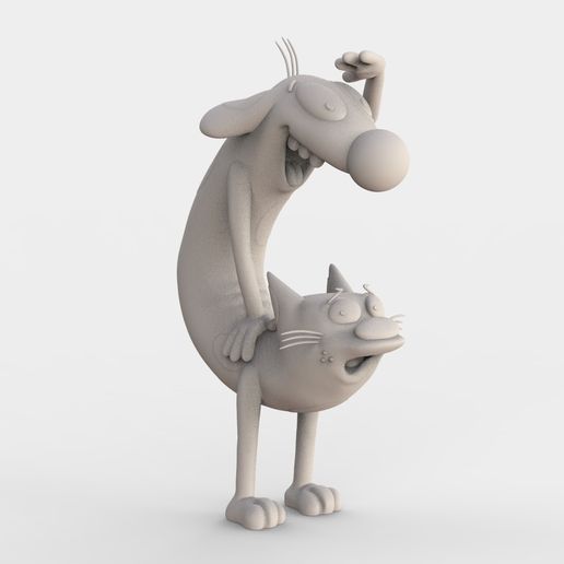 CatDog Nickelodeon 3D model