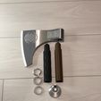 Viking-axe-parts-silver.jpg Viking Axe - Modular, No Glue, No Supports, No AMS